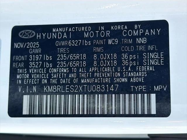2026 Hyundai Palisade SEL 8P