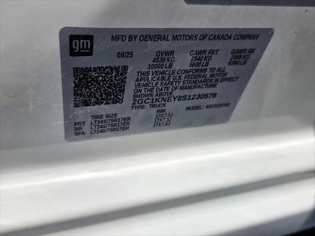 2025 Chevrolet Silverado 2500HD 4WD Crew Cab Standard Bed LT