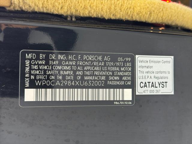 1999 Porsche Boxster Unknown