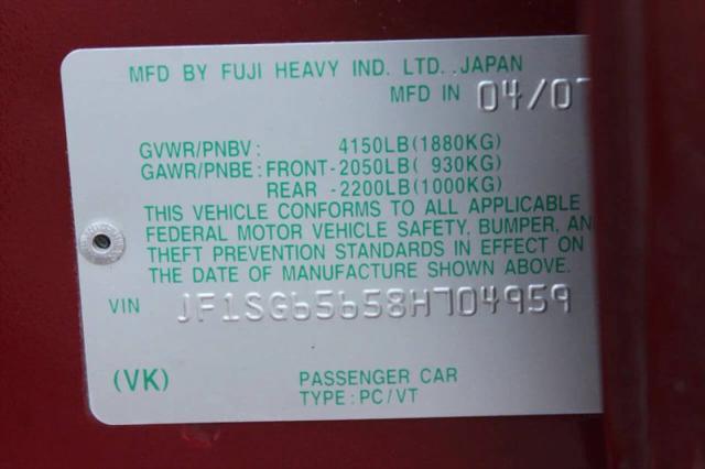 2008 Subaru Forester 2.5X
