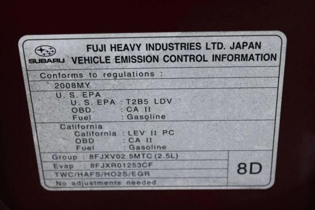 2008 Subaru Forester 2.5X