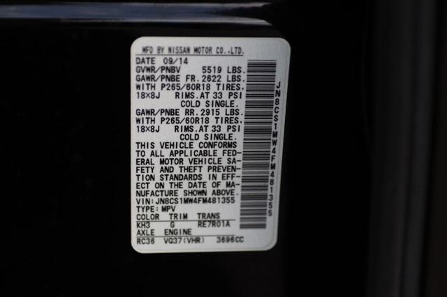 2015 INFINITI QX70 3.7