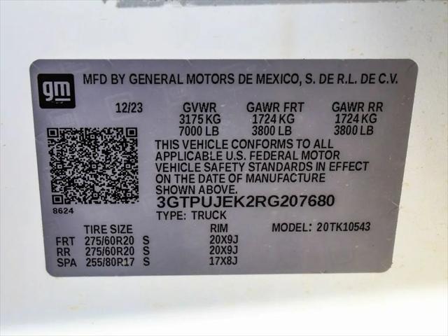 2024 GMC Sierra 1500 4WD Crew Cab Short Box Elevation with 3VL