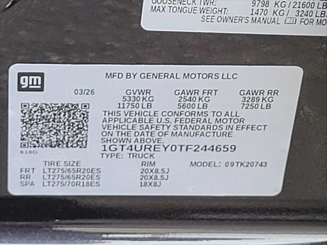 2026 GMC Sierra 2500HD Crew Cab, Standard Bed, Denali, 4WD