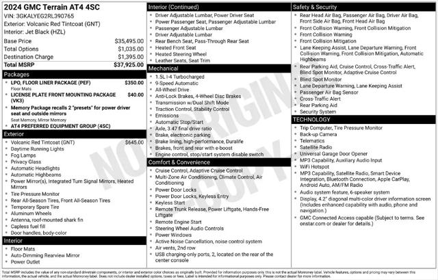 2024 GMC Terrain AWD AT4