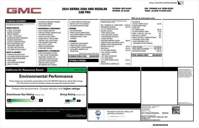 2024 GMC Sierra 2500HD Pro