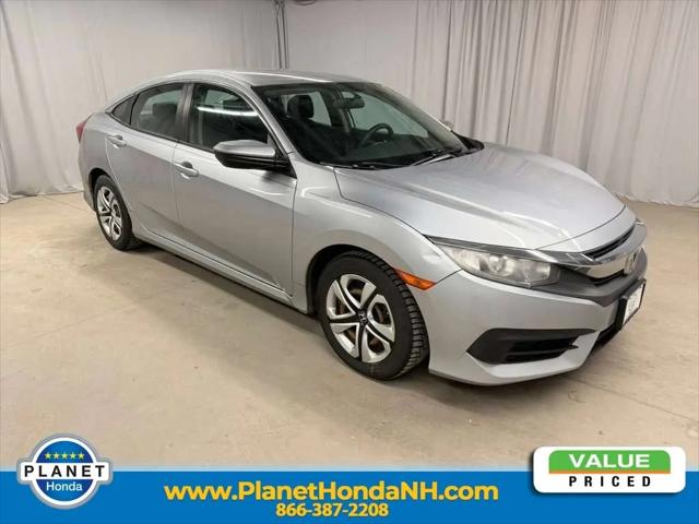 2016 Honda Civic LX for sale in Tilton, NH