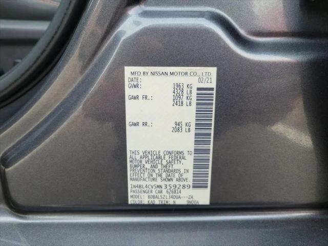 2021 Nissan Altima SR FWD