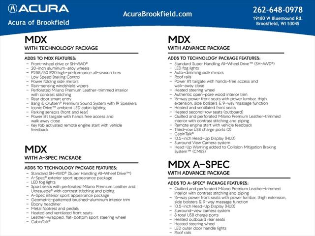 2026 Acura MDX A-SPEC Advance Package