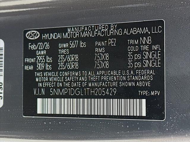2026 Hyundai Santa Fe SE
