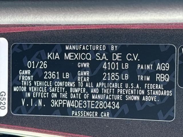 2026 Kia K4 GT-Line