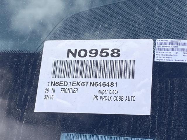 2026 Nissan Frontier Crew Cab PRO-4X 4x4
