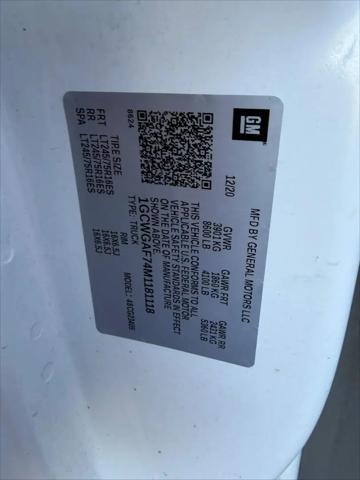 2021 Chevrolet Express Cargo Van RWD 2500 Regular Wheelbase WT