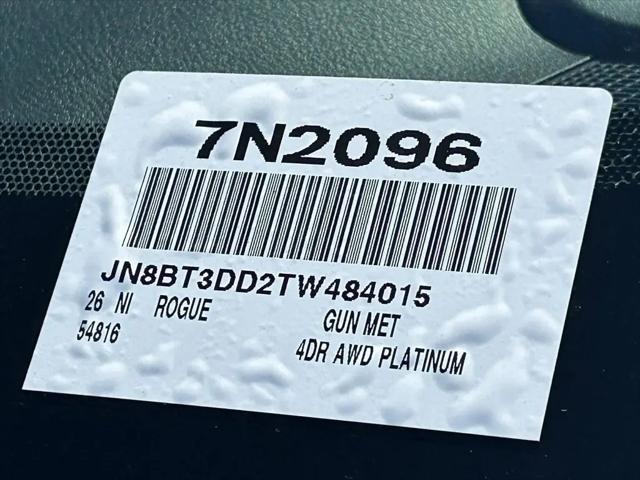 2026 Nissan Rogue Platinum