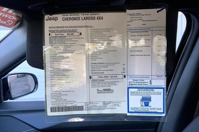 2026 Jeep Cherokee Laredo 4x4