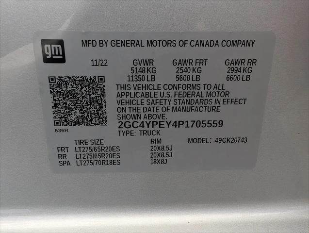 2023 Chevrolet Silverado 2500HD 4WD Crew Cab Standard Bed LTZ