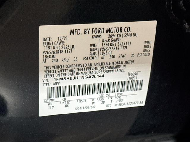 2022 Ford Explorer Timberline