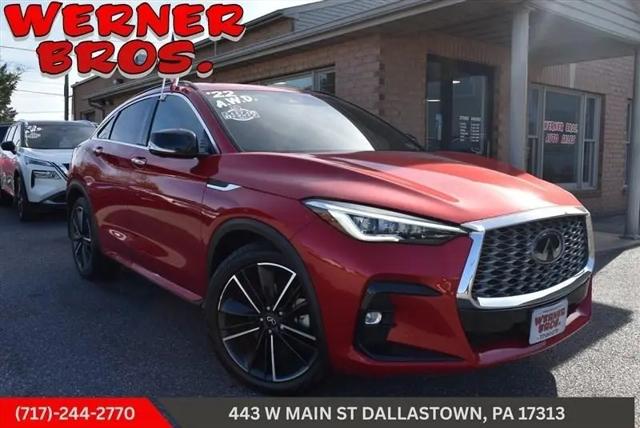 2022 INFINITI QX55 SENSORY AWD for sale in Dallastown, PA