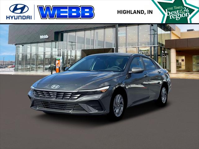 2026 Hyundai Elantra Hybrid Blue for sale in HIGHLAND, IN