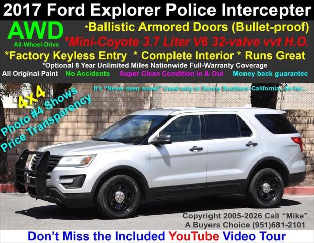 2017 Ford Police Interceptor Utility Base for sale in Riverside, CA