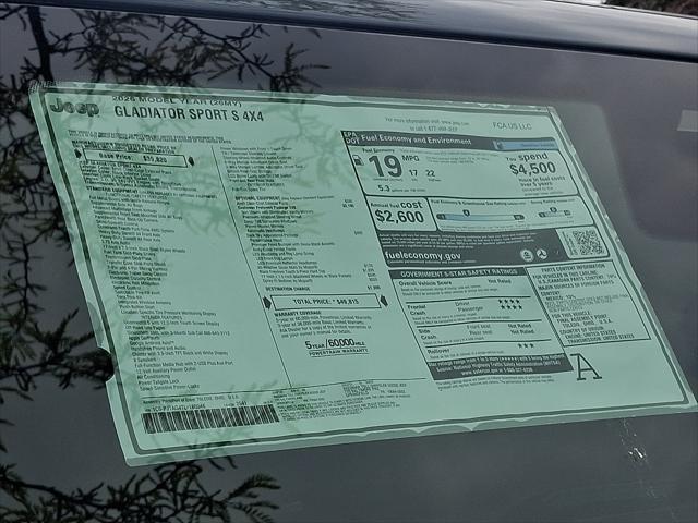 2026 Jeep Gladiator GLADIATOR SPORT S 4X4