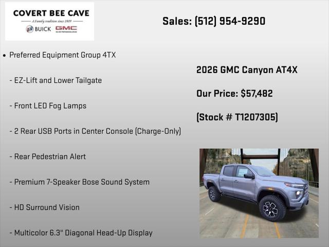 2026 GMC Canyon AT4X, 4WD