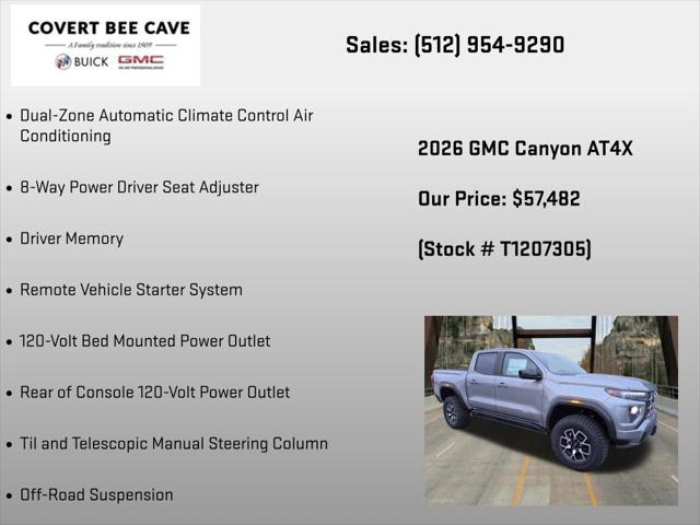 2026 GMC Canyon AT4X, 4WD