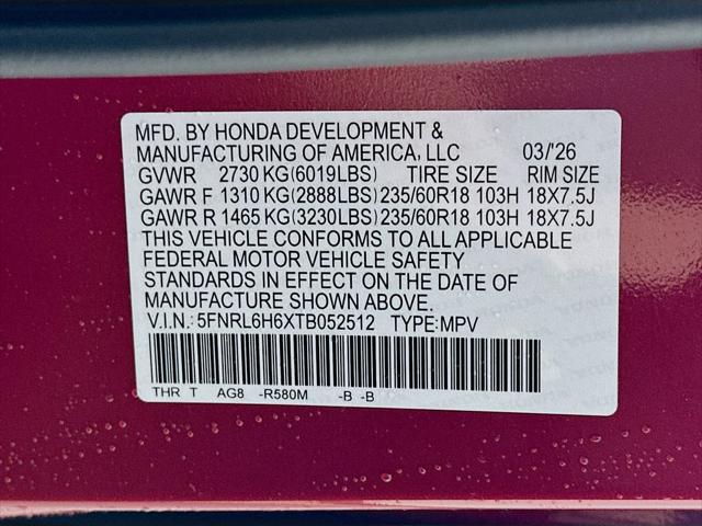 2026 Honda Odyssey EX-L