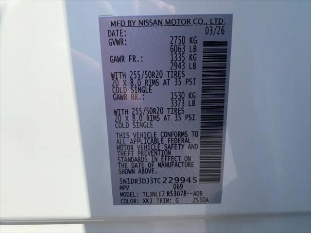 2026 Nissan Pathfinder Platinum
