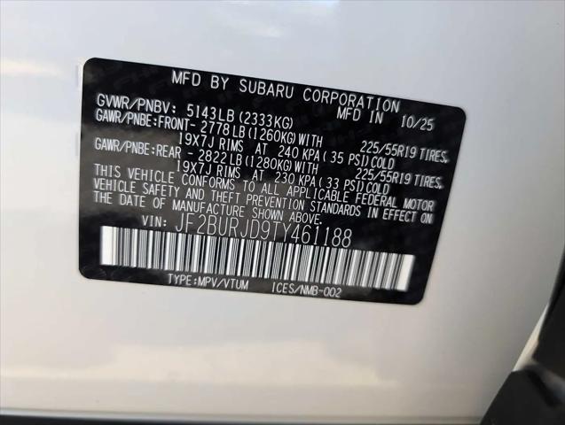 2026 Subaru Outback Touring XT