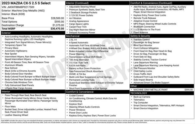 2023 Mazda CX-5 2.5 S Select