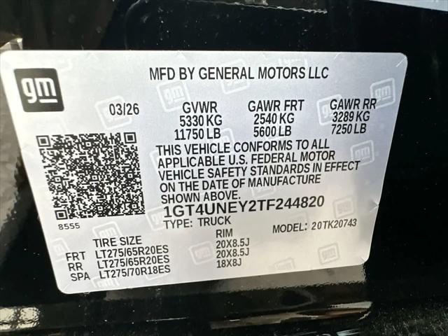 2026 GMC Sierra 2500HD Crew Cab, Standard Bed, SLT, 4WD