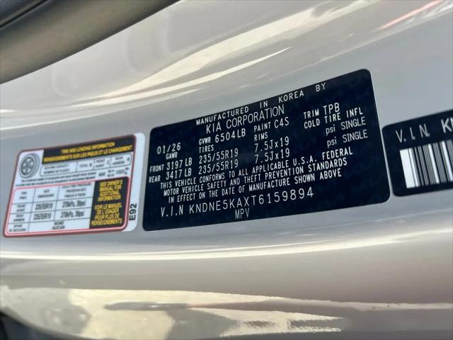 2026 Kia Carnival MPV SX