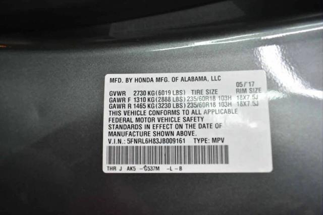 2018 Honda Odyssey Touring