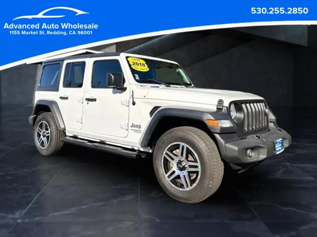 2018 Jeep Wrangler Unlimited Sport S 4x4 for sale in Anderson, CA