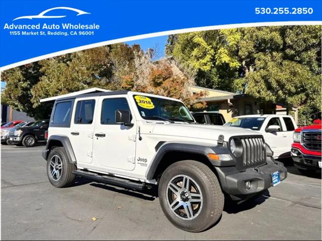 2018 Jeep Wrangler Unlimited Sport S 4x4 for sale in Anderson, CA