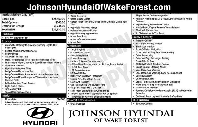 2026 Hyundai Elantra Hybrid Blue