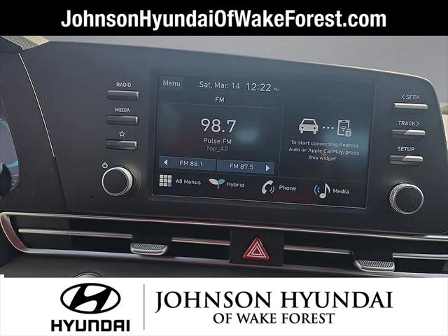 2026 Hyundai Elantra Hybrid Blue
