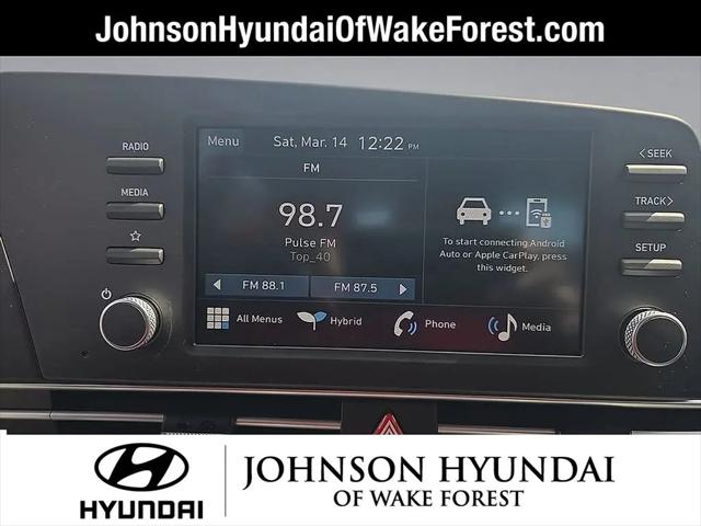 2026 Hyundai Elantra Hybrid Blue