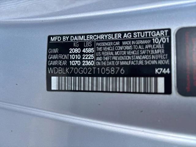 2002 Mercedes-Benz CLK-CLASS CLK 430