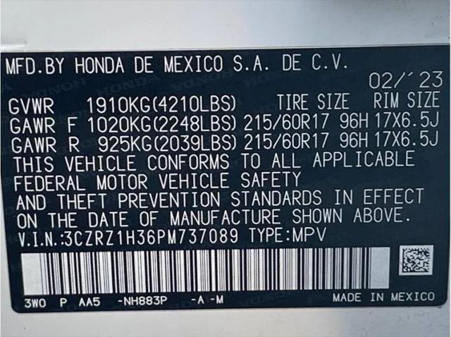 2023 Honda HR-V 2WD LX