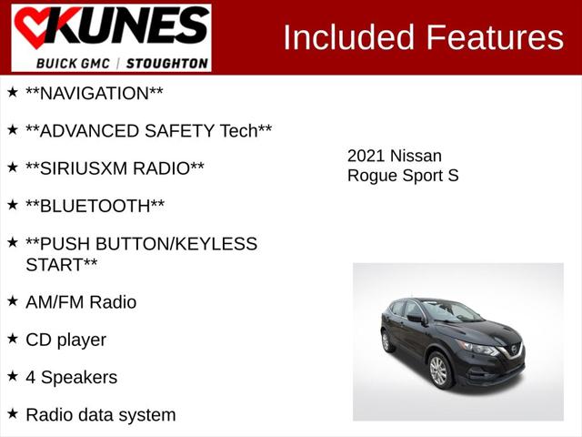 2021 Nissan Rogue Sport S FWD Xtronic CVT