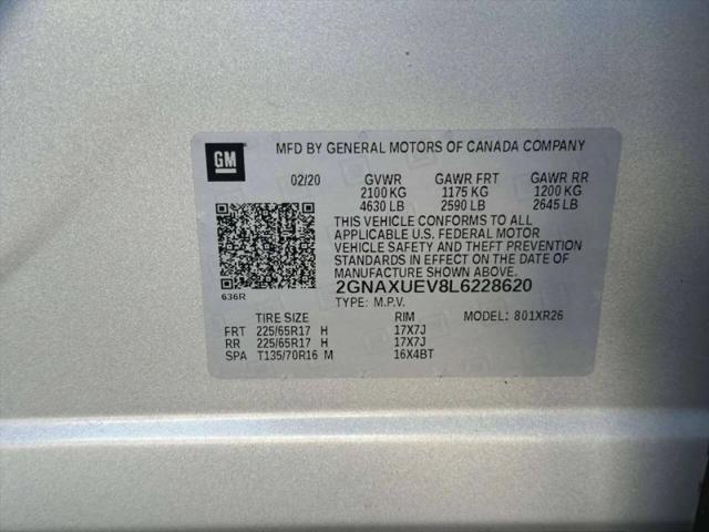 2020 Chevrolet Equinox AWD LT 1.5L Turbo