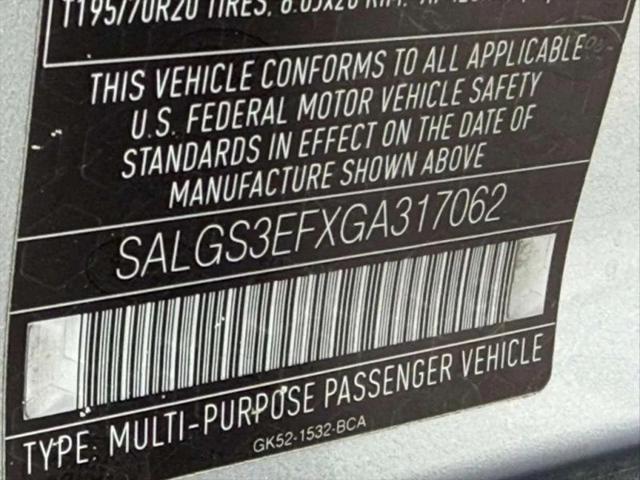 2016 Land Rover Range Rover 5.0L V8 Supercharged