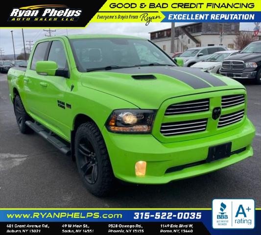 2017 Ram 1500 Sport Crew Cab 4x4 5'7" Box for sale in Auburn, NY