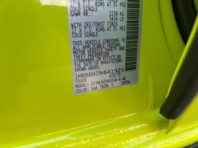 2026 Nissan Frontier Crew Cab PRO-4X 4x4