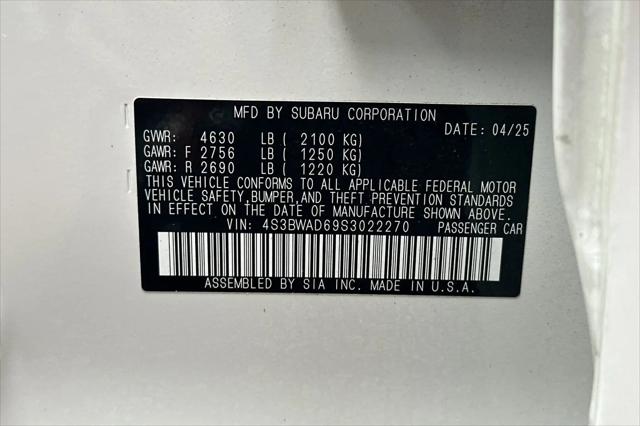 2025 Subaru Legacy Premium