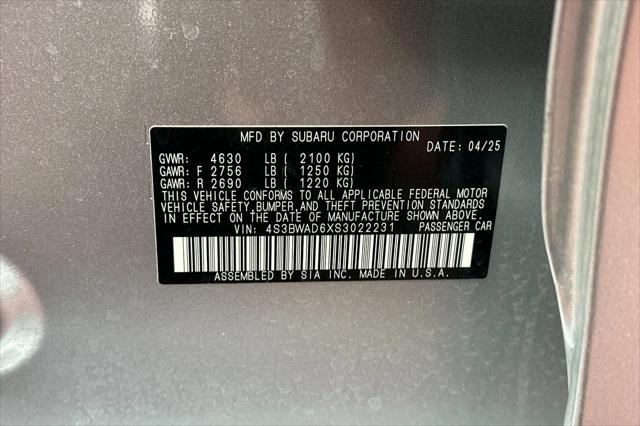 2025 Subaru Legacy Premium
