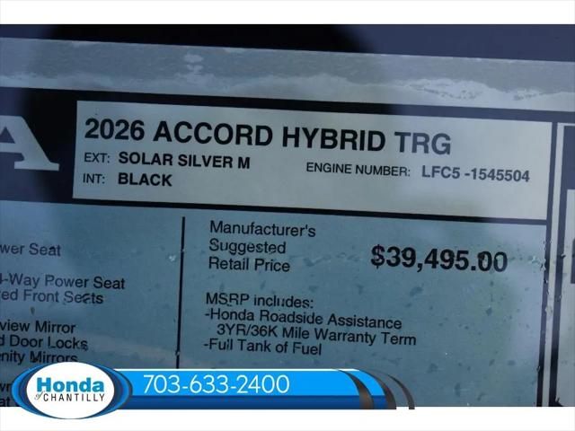 2026 Honda Accord Sedan Touring