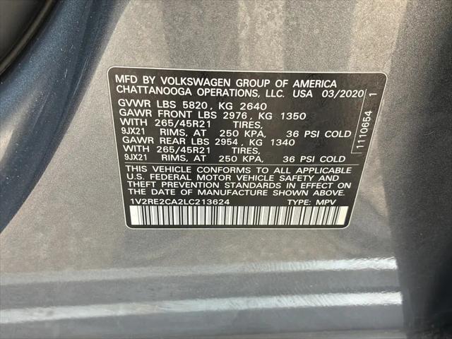 2020 Volkswagen Atlas Cross Sport 3.6L V6 SEL R-Line